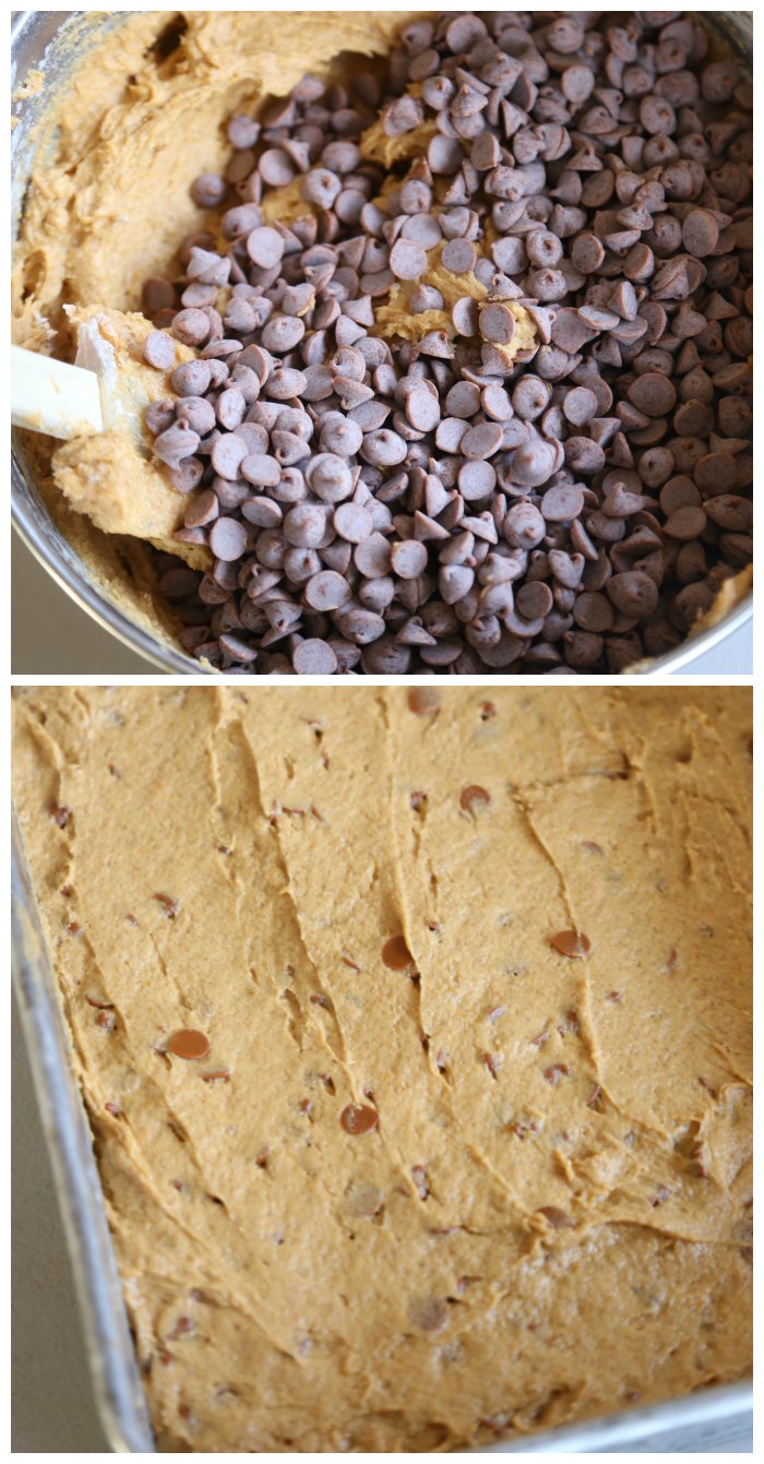 Frosted Cinnamon Chip Pumpkin Bars