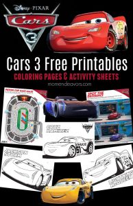 Cars 3 Free Printables