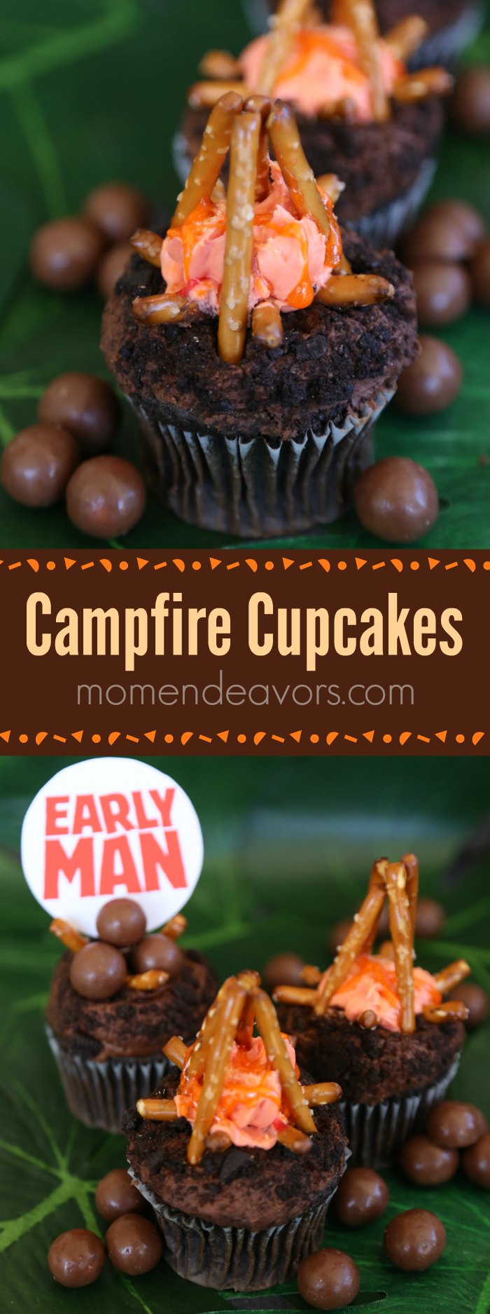 Easy Campfire Cupcakes