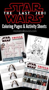 Star Wars The Force Awakens Printable Activity Sheets
