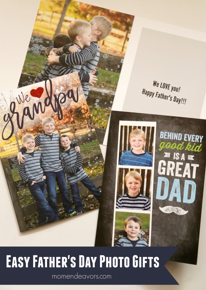 Easy Father's Day Photo Gifts