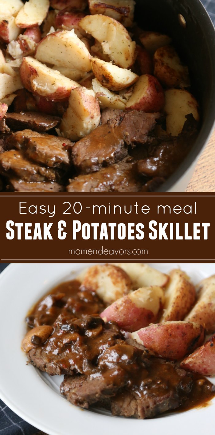 Easy Steak & Potatoes Skillet Meal