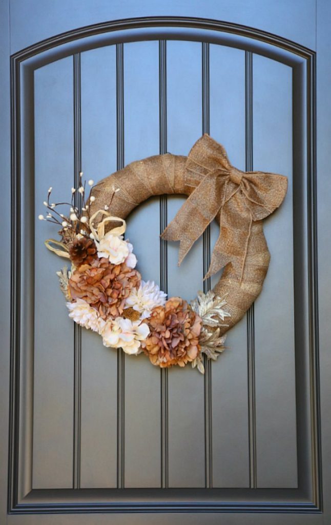 DIY Fall Front Door Wreath - Mom Endeavors