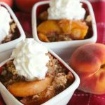 Slow Cooker Peach Crisp Gluten Free