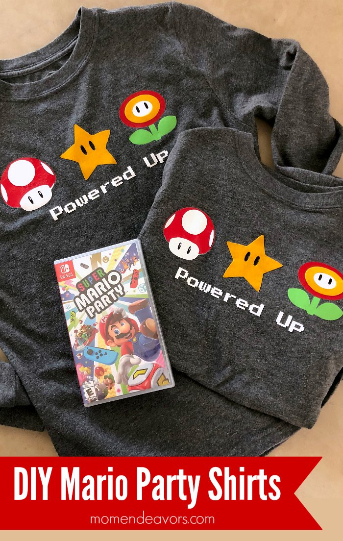 DIY Mario Nintendo Shirts
