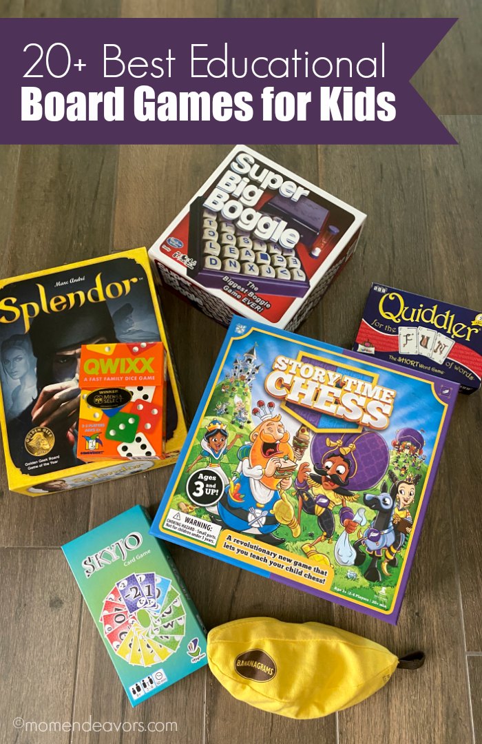 Assortment of educational board games